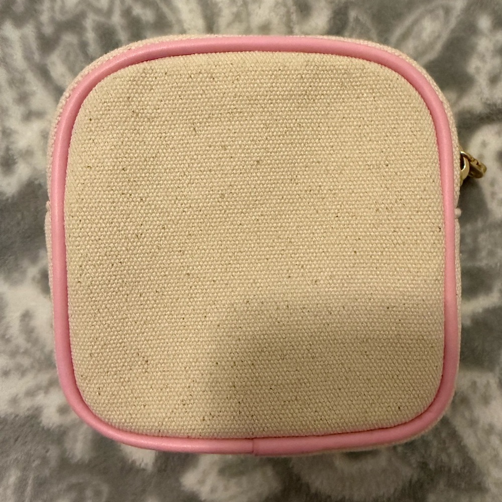 Stoney Clover Lane canvas mini with flamingo trim